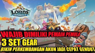 GEAR F2P YANG WAJIB DIMILIKI PEMAIN BARU - Lords Mobile