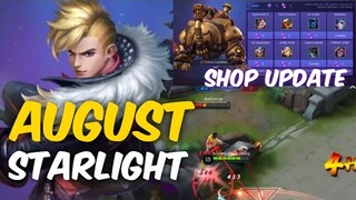 AUGUST STARLIGHT UPDATE | CHOU GO BALLISTIC | NEW SKINS ON STARLIGHT SHOP