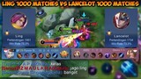 Ling 1000 Matches VS Lancelot 1000 Matches Who Will Win? | Ling Gameplay - Mobile Legends