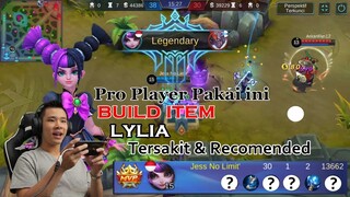 Pro Player Pakai ini BUILD ITEM LYLIA Tersakit Damage  Gak Masuk Akal