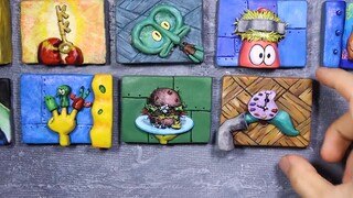 "Realistic Spongebob Close-up"