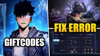 GIFTCODES Global & Cara FIX ERROR Gamepad | Solo Leveling: ARISE