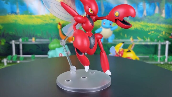 [Pocket Maple] Merakit 55 model rakitan Bandai Pokémon Model dekompresi Giant Pincer Mantis untuk di