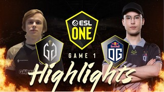 Game 1: OG vs Gaimin Gladiators | ESL One Stockholm | May 22, 2022