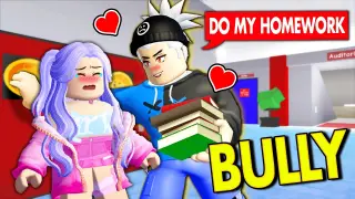 My BULLY Fell In Love With ME in Roblox BROOKHAVEN RP!