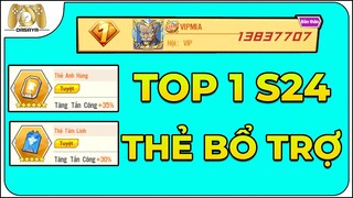 One Punch Man: The Strongest VNG: S24 TOP 1 VIPMIA GẦN 14M LC, TĂNG THẺ BỔ TRỢ CỰC CĂNG