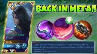 FINALLY!! ARLOTT BUFF IS HERE! | ARLOTT IS BACK IN META🔥 | MLBB