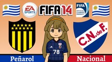 Kinako FIFA 14 | Peñarol VS Club Nacional de Futbol (Uruguayan Clásico)