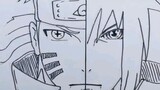 Menggambar Naruto Dan Sasuke
