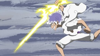 Luffy can control THUNDER when he awakens Luffy Gear 5 Sun God Nika Joyboy