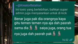 Ketika punya teman suka bikin malu😭😭 Untung kreator bstation nya baik😭😭🙏