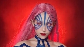 {Trà Đặng} cosplay Akaza (phiên bản nữ) :)))