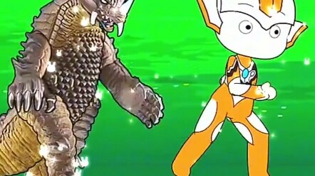 Ultraman kecil yang malang dikejar monster, siapa yang akan kamu pilih untuk diselamatkan?