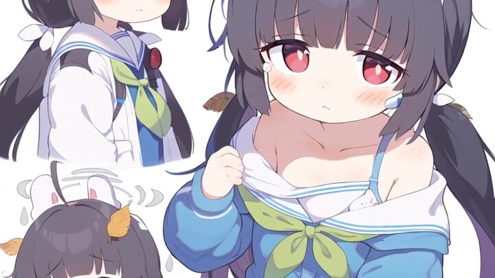 Pinch the cute garbage rabbit