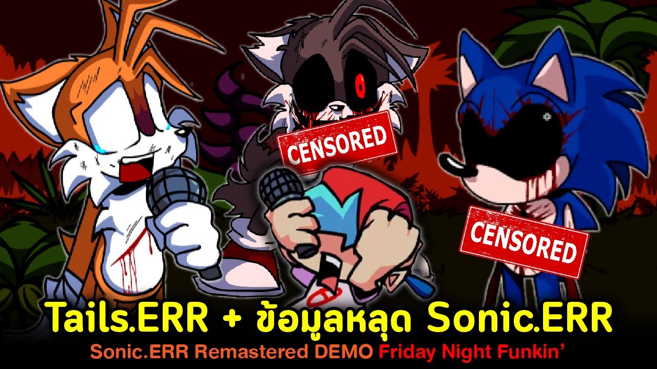 The Best Sonic Game Over Screen in FNF (VS Sonic.EXE 2.0, Sonic HD, Tails)  - Friday Night Funkin' 