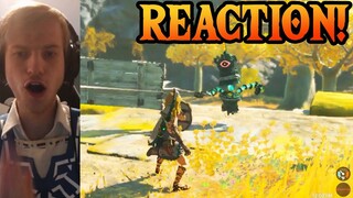 Zelda: Tears of the Kingdom First Gameplay Reaction!