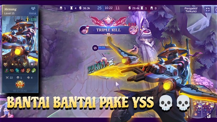 Gameplay Yo Sun Sin Hero snowbal 🥶🥶 l MLBB