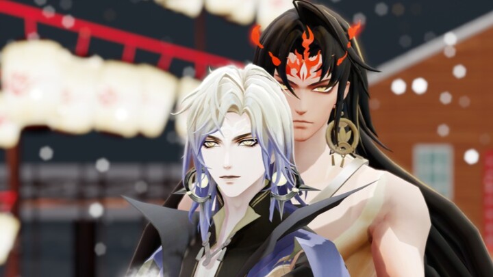 [Onmyoji mmd] Pesta Berbahaya Penggali [Asura ✘ Susano'o]