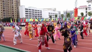 Pertandingan Lintasan dan Lapangan Sekolah Dasar dan Menengah Distrik Chaoyang ke-9 - Lagu dan Taria