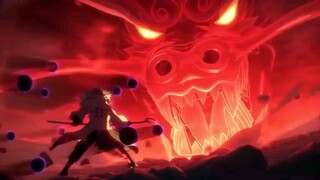 HACHIMON monster hijau konoha, guy vs madara.