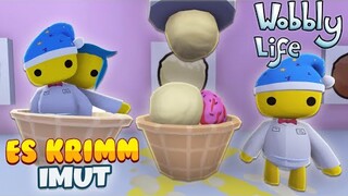 ADIK KECIL JADI PENJUAL ES KRIM LUCU DAN MENJADI KAYA 【WOBBLY LIFE】