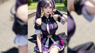 【原神  刻晴 AI coser 】竖屏超清