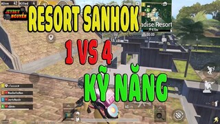 Kỹ Năng Di Chuyển Nghe | Tiếng Chân Ở | Resort Sanhok | PUBG Mobile