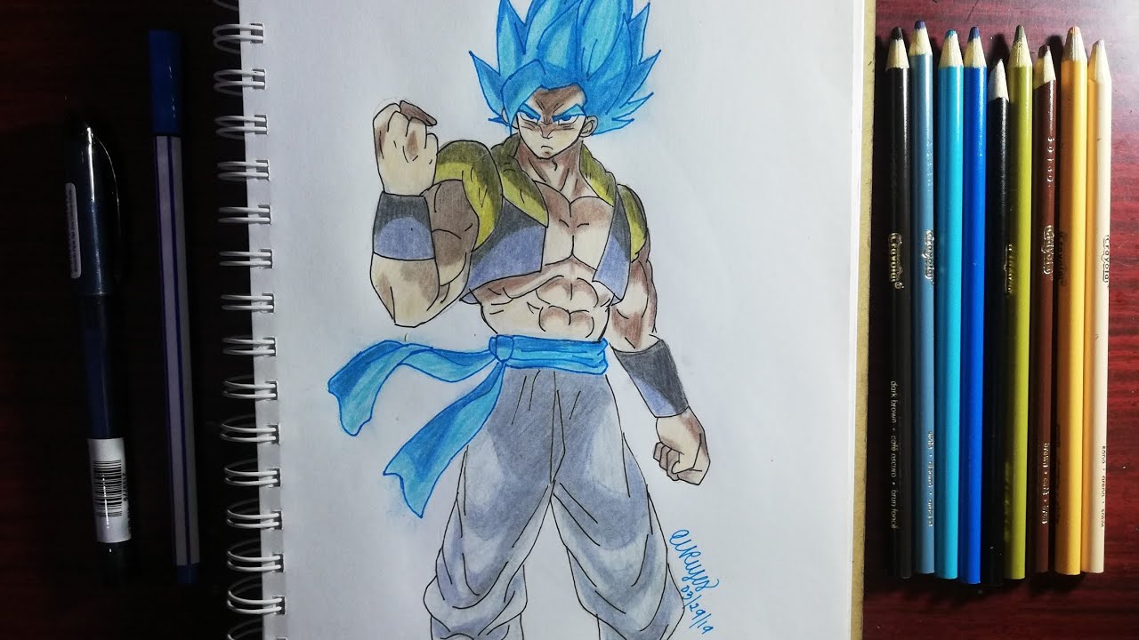 Speed Drawing - Gogeta Blue [DRAGON BALL SUPER: BROLY] 