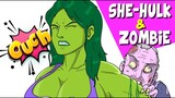 She Hulk Transformation Animation (ZOMBIE version)