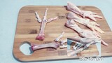CÁCH RÚT XƯƠNG CHÂN GÀ SIÊU NHANH -  How to remove the chicken leg bone -BẾP YÊN BÌNH