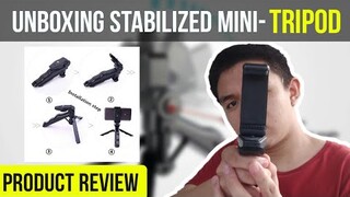 Unboxing Stabilized Mini-Tripod for Vloggers | Product Review