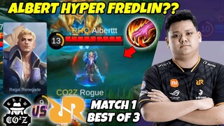 Wehhh ALBERT Pake HYPER FREDRIN??? Ini SERIUSS BRO??? Match 1 RRQ VS CO2Z Piala Presiden