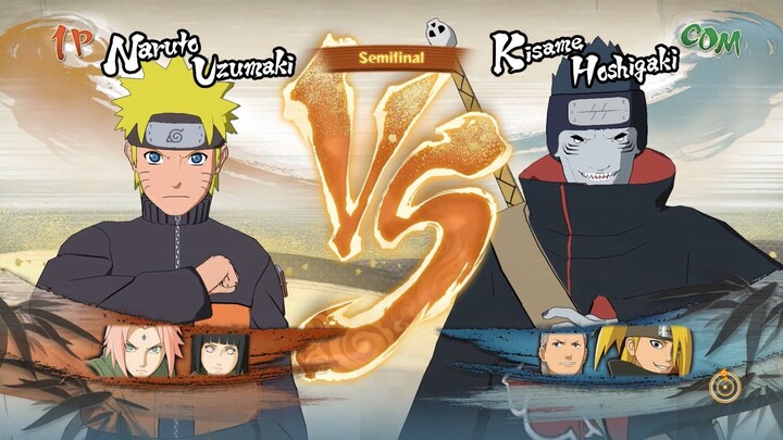 Naruto Sakura Hinata Team vs Kisame Hidan Deidara Akatsuki Team