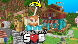 Building my FIRST SHOP and Big Base Expansion on Minecraft SOS Hardcore SMP