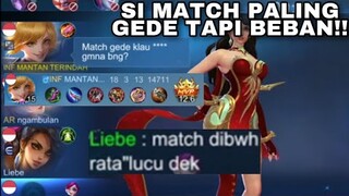 MATCH FANNY DIBAWAH RATA2 SOK PAKE FANNY HYPER DEK!! AUTO KITA KASIH TAU YGY GESEKAN MBA FANNY