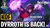 KOF DYRROTH (Orochi Chris) GAMEPLAY PART 3!  KING OF FIGHTERS -KOF- SKINS ARE BACK! MLBB