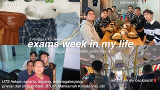 university diaries (law student): UTS exams week, ngerayain ulang tahunku, what's on my backpack!