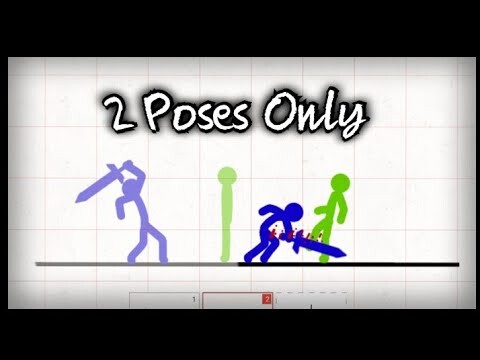Sword Slash Animation in Only 2 Poses! (Flipaclip Stickman Tutorial)