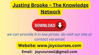 Justing Brooke – The Knowledge Network