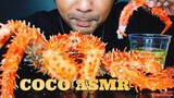 ASMR:Alaskan Crab (EATING SOUNDS)|COCO SAMUI ASMR #ปูอลาสก้า#กินโชว์ปู