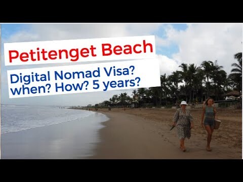 Walking in Bali I Petitenget Beach in the Morning I 5 Years Visa, Digital Nomad in Bali? I July 2020