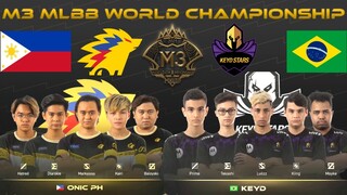 ONIC PH VS KEYD STARS | Group B | M3 MLBB World Championship 2021