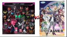 Kamen Rider Decade VS Shido Itsuka (Date a Live / Remake version)