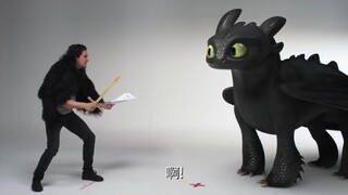 Adegan di balik layar yang lucu dari "How to Train Your Dragon 3" ~ Toothless