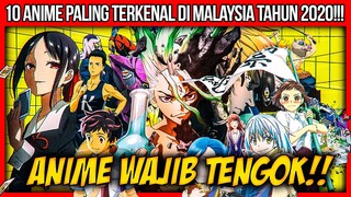 10 ANIME PALING TERKENAL DI MALAYSIA TAHUN 2020 YANG WAJIB KORANG TENGOK