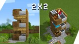 Cara Membuat Rumah 2x2 - Minecraft Tutorial Indonesia