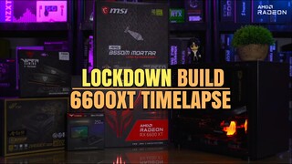 LOCKDOWN Timelapse PC Build: Bakit SULIT na mag RX 6600 XT ka na lang? ft Tecware Fusion & Scythe