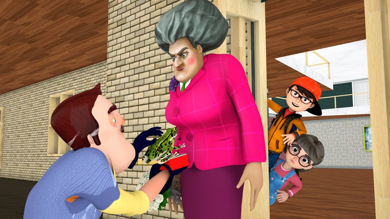 Zombie School Tani Love Nick - Scary Teacher 3D Story Animation 