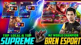 Matchup Against World Champion! Can You Win? TOP LOCAL & SUPREME vs. BREN ESPORTS ~ Mobile Legends