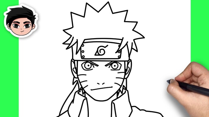 How to draw Naruto Uzumaki Naruto anime  Sketchok easy drawing guides